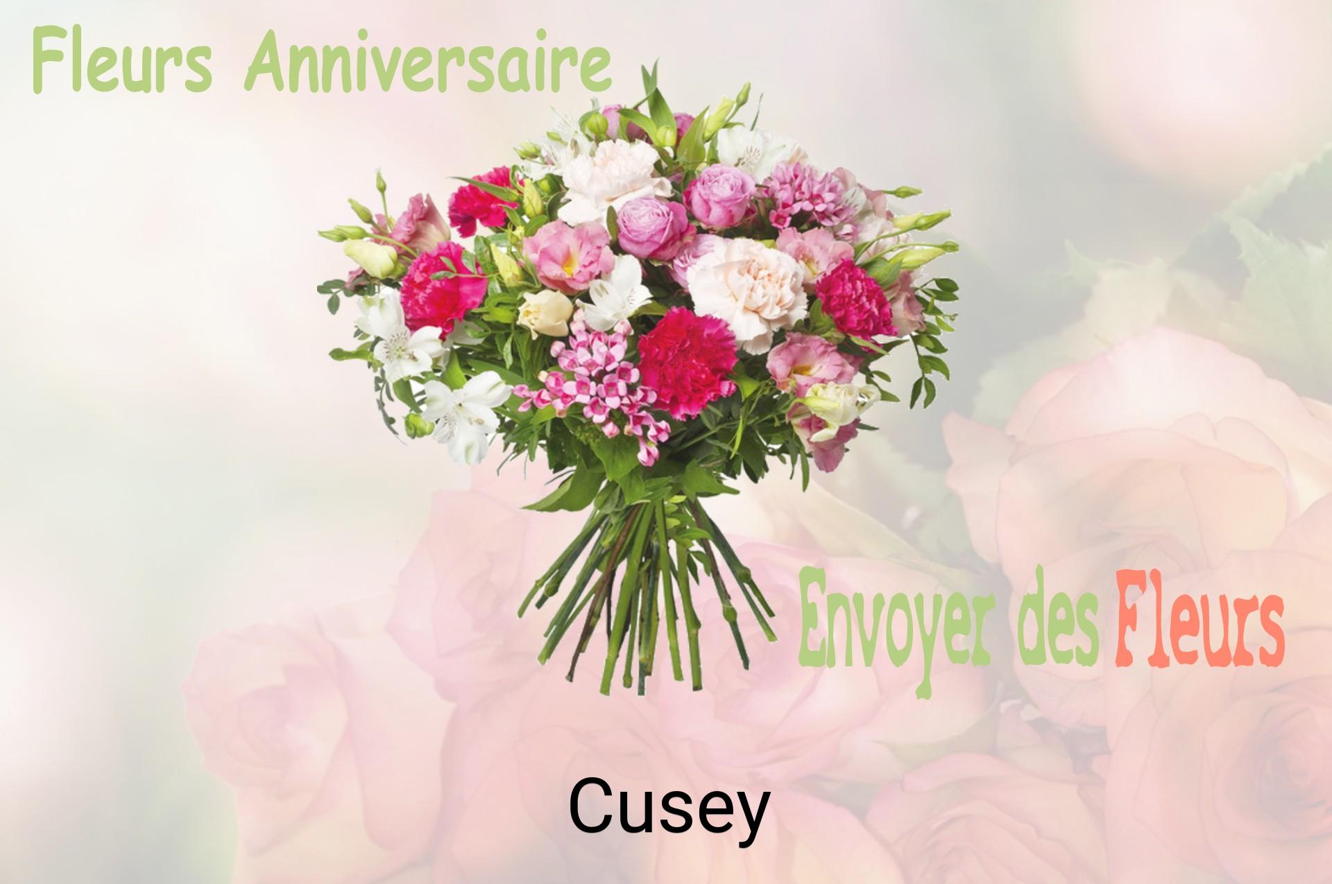 Bouquet de fleurs d’anniversaire livré à Cusey
