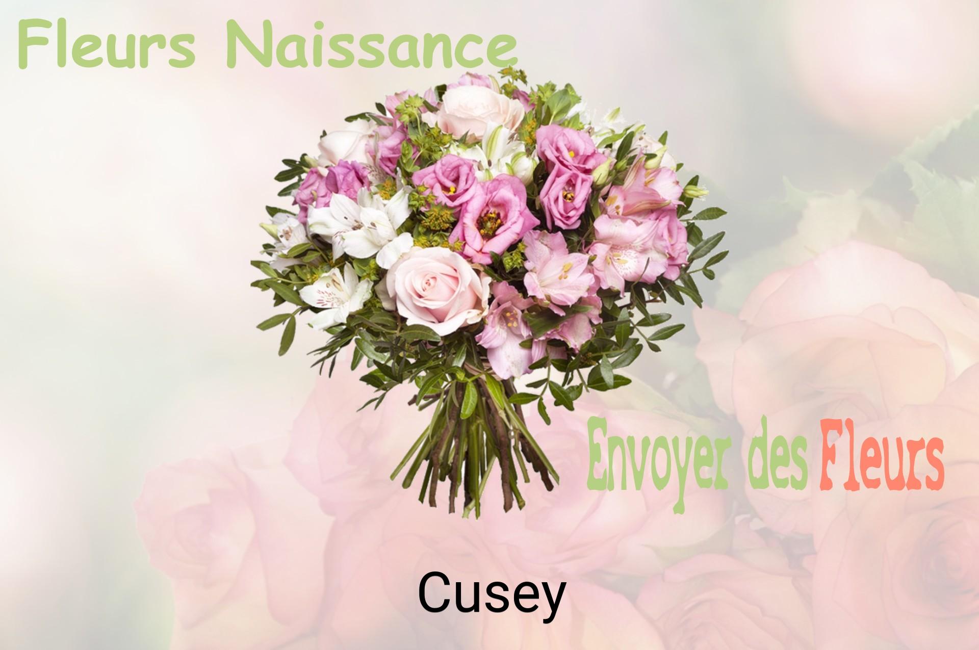 Bouquet de fleurs de naissance livré à Cusey